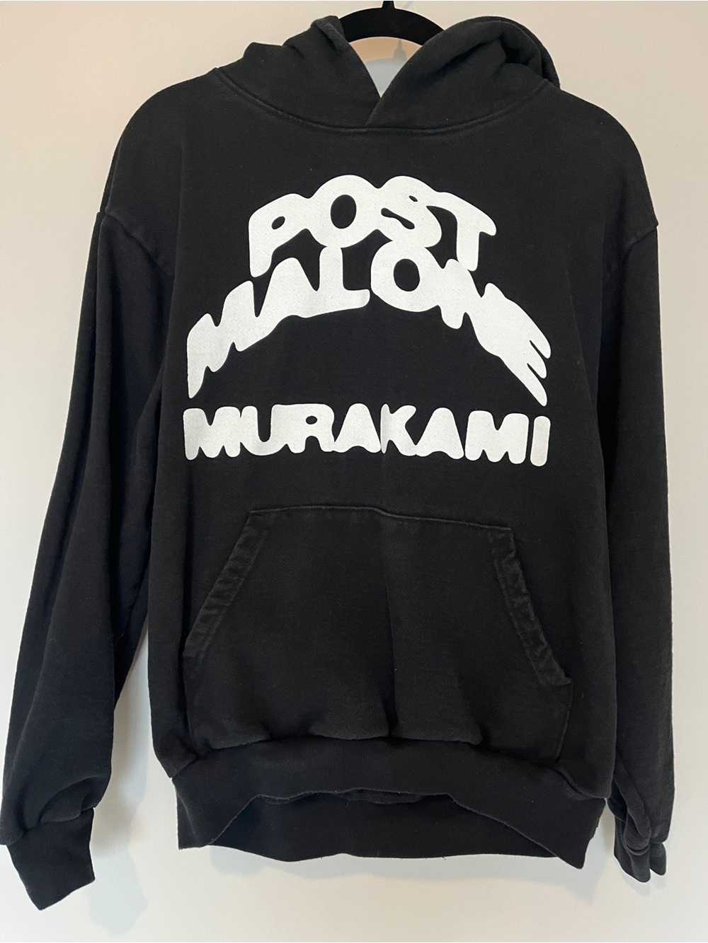 RARE Post Malone X Takashi Murakami TMKK Grill My Vibe Hoodie Black Size Medium